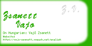 zsanett vajo business card